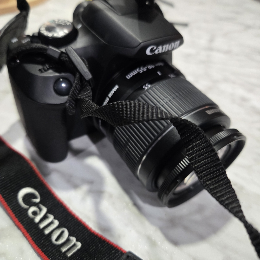 Canon Black Digital Camera with Lens